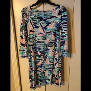 Lilly Pulitzer Sailboats Dress Size Small